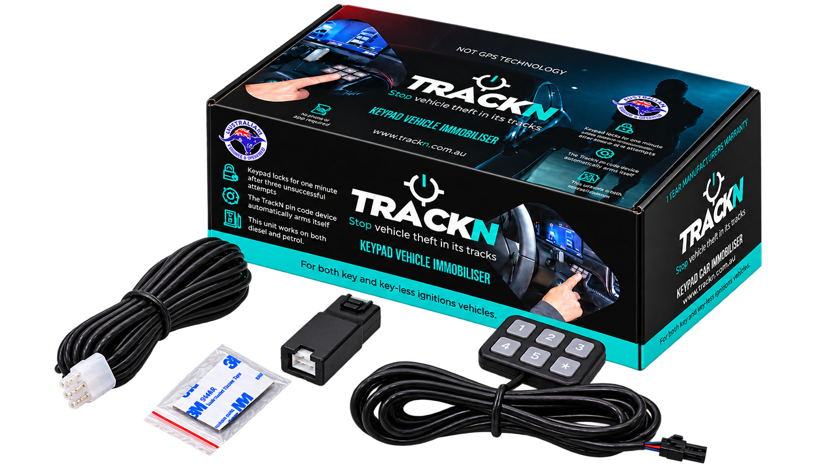 TrackN KP424 Keypad Immobiliser